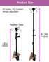 UISKOOPW (43 Inchs Portable IV Poles for Travel,IV Bag Pole Stand for Gravity Syringe,IV Pole,Feeding Tube
