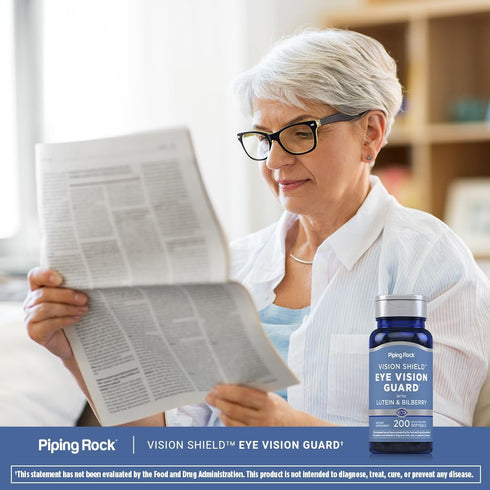 Piping Rock Lutein and Zeaxanthin Supplements, 200 Softgels, Eye Vision Vitamins Complex
