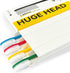 Huge Head Hard Toothbrushes for Adults, Firm Bristles, BPA Free Oral Care, 4 Packs