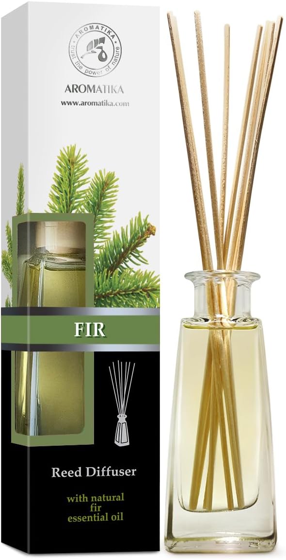 Pine Reed Diffuser - 3.4 Fl Oz, Fresh & Long Lasting Aroma, Great Room Air Fresheners, Gift Set