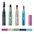 simarro 4 in 1 Portable Makeup Brush Set, Travel Size Detachable Brushes for Foundation, Concealer, and Powder