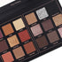 Prism Makeup Matte Eyeshadow Palette Pro, 18 Colors Pigmented Shimmer Glitter, Long Lasting Waterproof (01# Seductress)