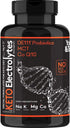 120 MCT Keto Electrolytes Pills | Premium Grade Salt Supplement with Magnesium, Probiotics, Co Q 10, Designed for Low