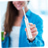 Ipetboom Portable Electric Vibration Toothbrush for Adults with Soft Bristles and Ergonomic Handle Non-Rechargeable