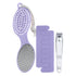 Nykaa Naturals Foot Care Kit - 4 in 1 Pedicure Tool, Nail Clipper, Feet Scrubber - Lavender - 3 pc