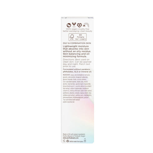 Pacifica Pore Warrior Everyday Lotion, Cucumber Lotion for Women, 1.7 oz