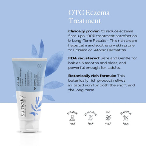 KAMEDIS Eczema Therapy Soothing Body Cream, Botanicals-based, Clinically Proven for Dry Skin