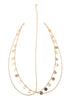Missgrace Women Bohemian Gold Head Chain - Bridal Headpiece Hair Jewelry Accessories for Wedding