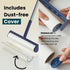 Large Lint Roller with Extra Sticky Roller - 420 Sheets, 9.5" Wide, Extendable Handle for Carpet, Couch, Pet Hair