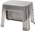 Generic Clear Acrylic Stool - Clear Portable Chair for Bedside and Vanity with Storage Shelf | Premium PET Material