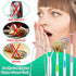 Tongue Scraper Cleaner for Adults and Kids, 5 Pack 100% BPA Free Reusable Stainless Steel Tools for Bad Breath