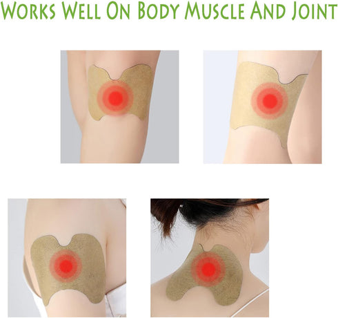 Wellness Knee Patches, 50 Pcs Herbal Wormwood Extract Sticker for Natural Knee Relief, Back Pain