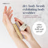 MainBasics Dry Brushing Body Brush for Lymphatic Drainage, Cellulite, Blood Circulation with Natural Bristles