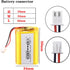 Liter 3.7V 2000mAh 103450 Rechargeable Lipo Battery Pack with XH-2.54 Connector