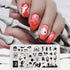 Mr. Fox Nail Printing Board Set - Halloween Flame Leopard, Zebra and Snake Motifs Nail Art DIY Stamping Template