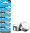 jixik 10pcs LR44 Batteries AG13 Button Cell Battery 1.5V 357 303 SR44 LR1154