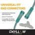 Premium 7 FT Oxygen Tubing with Y-Connector, 6-Channel Kink-Resistant Air Flow, Universal End Connectors