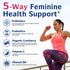 Innate Vitality Probiotics for Women | 100 Billion CFUs, 18 Strains with Cranberry, Vitamin C & B6 | 60 Capsules