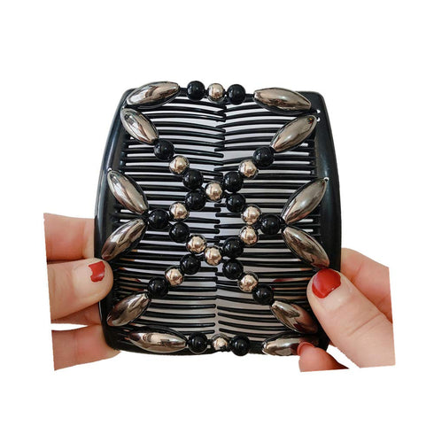 LOVEF 3Pcs Comb Hair Clips for Women and Girls, Stylish and Fashionable Accessories for Easy Hair Dos