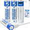 VariCore 4000mWh Rechargeable AA Batteries USB C 4 PCS, 1.5V USB AA Lithium-ion