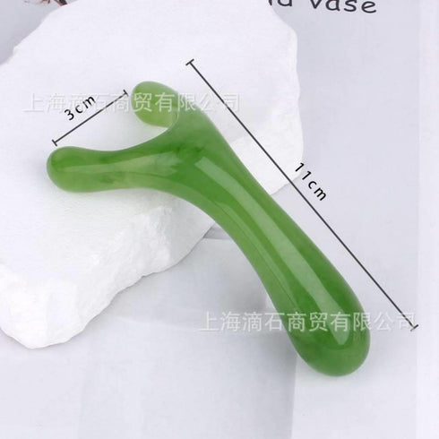 Piegricdiat Set Portable Massager Gua Sha Facial Back Shoulder Massager Neck, Shoulder Back Massager Natural Scraping