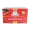 Baumann Premium American Ginseng Tea Bags (20 Bags) - Authentic Panax Wisconsin Grown Herbal Tea for Enhanced Focus &