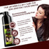 No-Stain Hair Dye Shampoo for Men & Women, Natural Ingredients, Ammonia & Parabens-Free, 200 mL (Dark Brown)