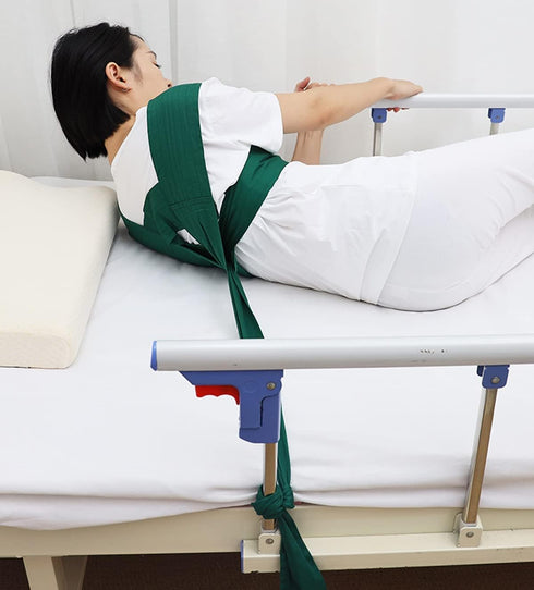 OhMill Bed Restraint Straps Elderly Patient Wheelchair Seatbelt Cotton Shoulder Harness Anti-Fall Chest Vest Constraint