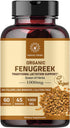 Fenugreek Capsules for Women (60 Capsules) | Organic Fenugreek Capsules 1000mg breastfeeding Supplement | Organic Fenugreek Powder Capsules Lactation Supplement