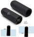 Povihome Black Finger Protectors, Moisturizing Thumb and Finger Covers, Elastic Cracked Finger Sleeves