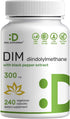 DIM Supplement 300mg, 240 Caps, 4 Months Supply, Estrogen Balance for Men & Women, Hormonal & Skin Health Support