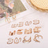 Rose Gold Hair Braids Dreadlock, 24 Pcs Non-Piercing Ear Clip Beard Beads for Women Men