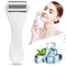 MAANGE Ice Roller for Face & Eye, Puffiness, Migraine Relief, Stainless Steel Massager (White)