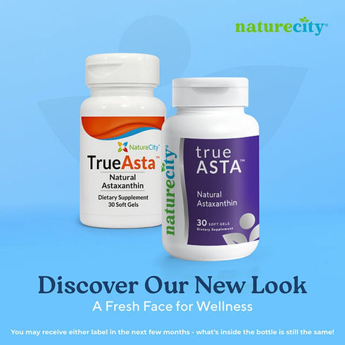 True-Asta AstaReal Natural Astaxanthin Supplements 6mg – Joint Muscle Skin Eye Support (30 Soft Gels) Algae Antioxidants Supplement | Non-GMO, Gluten Free, and BPA Free