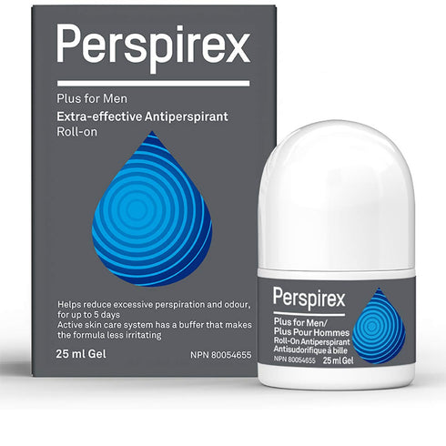 Perspirex Plus Men’s Deodorant Antiperspirant – Clinical Strength for Excessive Sweating, Long-Lasting Protection
