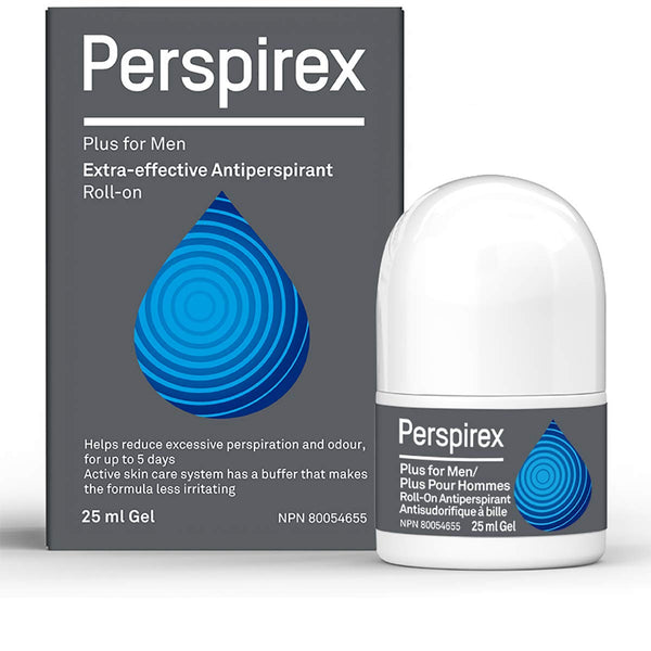 Perspirex Plus Men’s Deodorant Antiperspirant – Clinical Strength for Excessive Sweating, Long-Lasting Protection