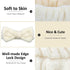 6 PCS Spa Headband with Wrist Washband Face Wash Set, Beige