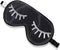 ZIMASILK 100% Natural Silk Sleep Mask, Adjustable Super-Smooth Soft Eye Mask for Sleep with Bag (Eyelashes)