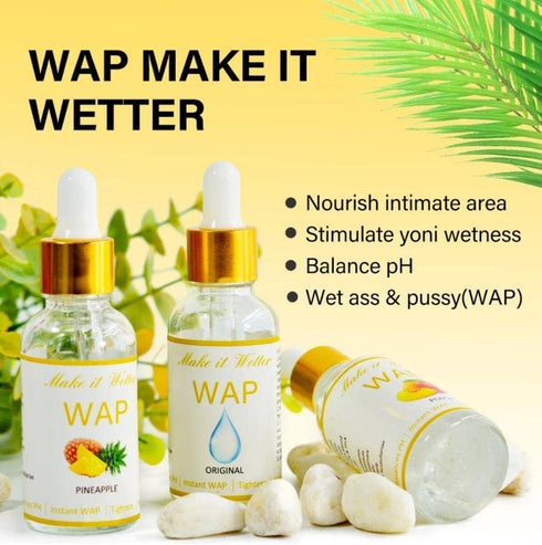 Laiqugems 30ml Yoni Slime Wap Organic Plant Based Yoni Wap Oil Herbal wap Vaginal Tightening PH Balance Yoni Essential