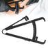 Body Fat Caliper, Skinfold Caliper Body Fat Tester Made of Black Plastic