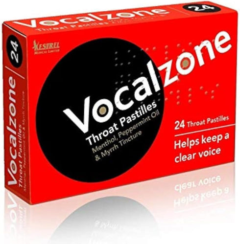 Vocalzone Throat Pastilles, 24 Count