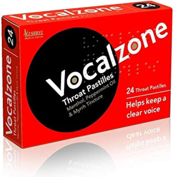Vocalzone Throat Pastilles, 24 Count