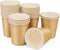 25 Pack 8 oz Disposable Paper Cups, Hot/Cold Beverage Drinking Cups for Offices, Home Kitchens, Coffee Shops