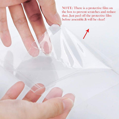 YOZATIA 25PCS Transparent Boxes, 2 x 2 x 2 inch Clear Favor Boxes for Wedding, Party and Baby Shower Favors