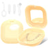 Retainer Case with Mirror and Vent Holes, Cute Holder for Invisalign, Aligner, Night Guard, Slim Case with Tool