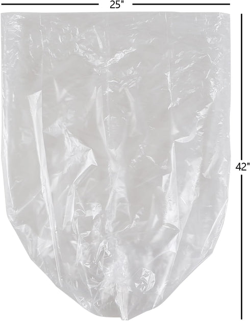 18 Gallon Clear Trash Bag, Heavy Duty, 70 Counts by Afromy