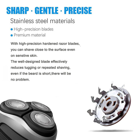 SH30 Replacement Heads for Philips Norelco 3000, Replacement Blades for Series 3000, 2000, 1000, 3500 - New Upgrade