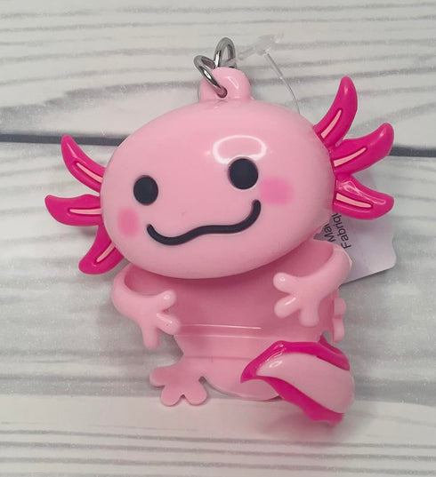 Pink Axolotl Pocketbac Hand Sanitizer Holder - Fun & Functional
