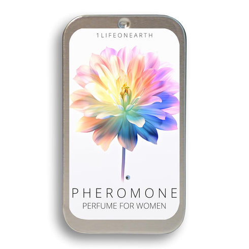 Pheromone Perfume for Women to Attract Men, Solid Compact Tin, 0.35 oz