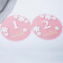 Troxueo Acrylic Daisy Baby Milestone Cards, 3D Baby Milestone Signs, 1-12 Months Interchangeable